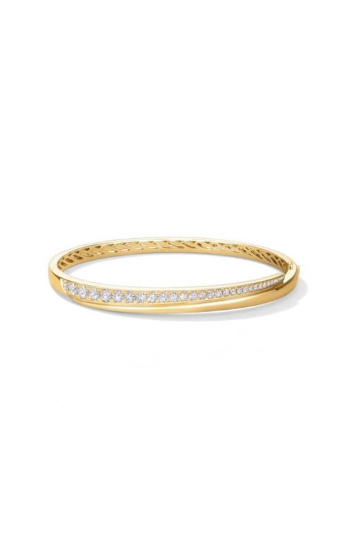 Hearts On Fire 1.18ctw Vela Crossover Diamond Bangle