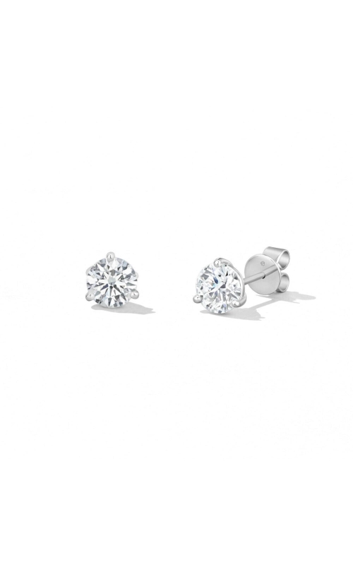 Hearts On Fire .70ctw Diamond Three-Prong Stud Earrings