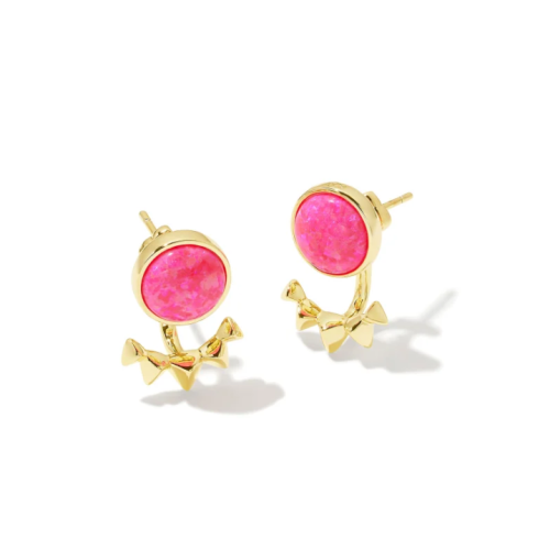 NWT KENDRA SCOTT SIENNA EAR sale JACKET BRIGHT PINK KYOCERA OPAL