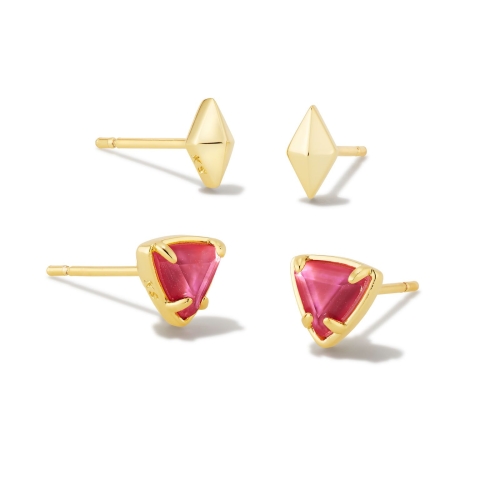 Kendra Scott magenta magnesite hot set