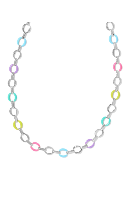 Kendra Scott Kelsey Silver Chain Necklace in Multi Mix