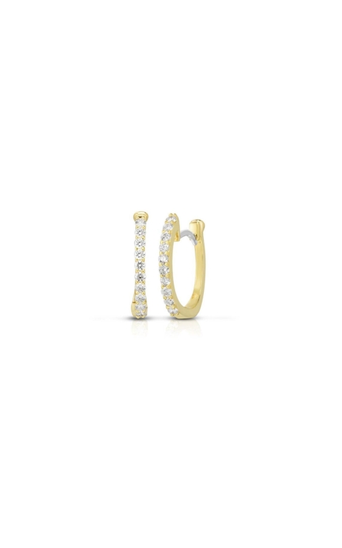 Roberto Coin 0.20ctw Diamond Hoop Earrings