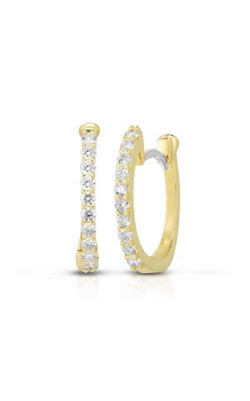 Roberto Coin 0.20ctw Diamond Hoop Earrings