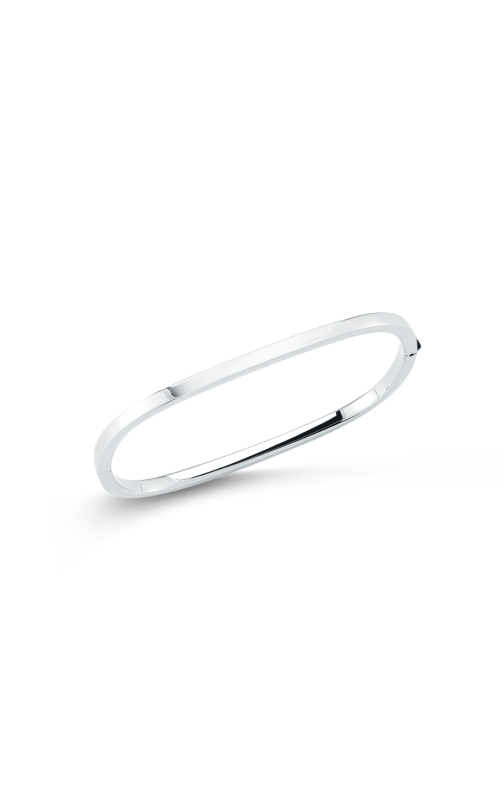 Roberto Coin Square Bangle in White Gold