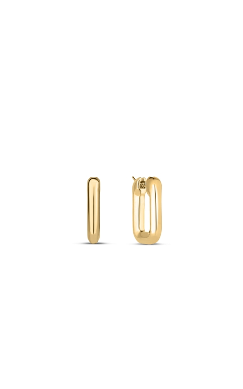 Roberto Coin Small Square Hoop Earrings