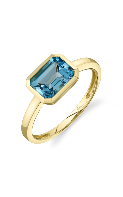 Shy Creation 1.88ct Blue Topaz Bezel Ring