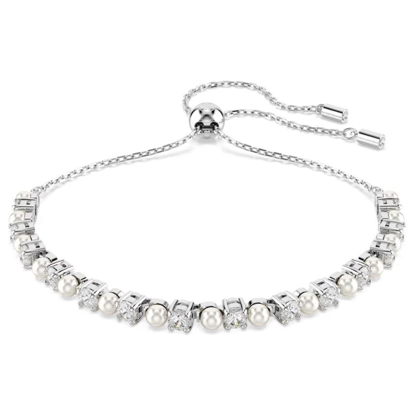 Lustro Stella Finest Red orders & white Zirconia from Swarovski bracelet 19.30 ctw