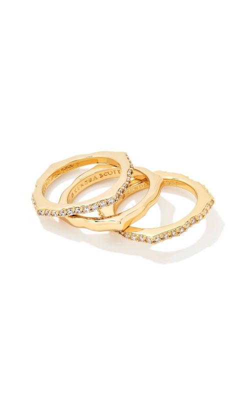 Mallory Ring Set in Gold Metal